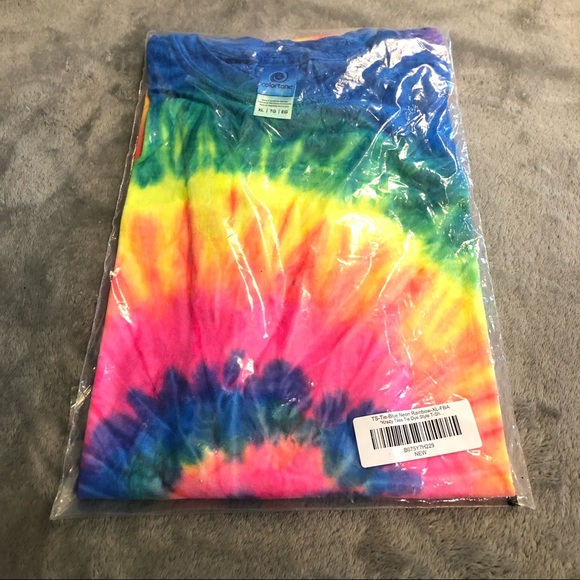ColorTone Tops - NIP Bright Tie Dye Shirt … XL